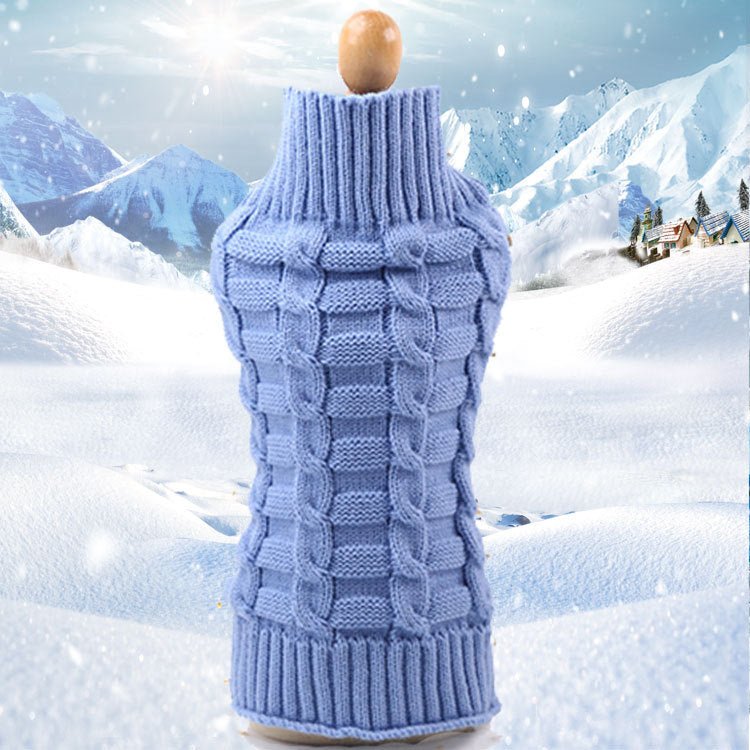 Cashmere Twisted Rope Pet Sweater - Paw & Planet