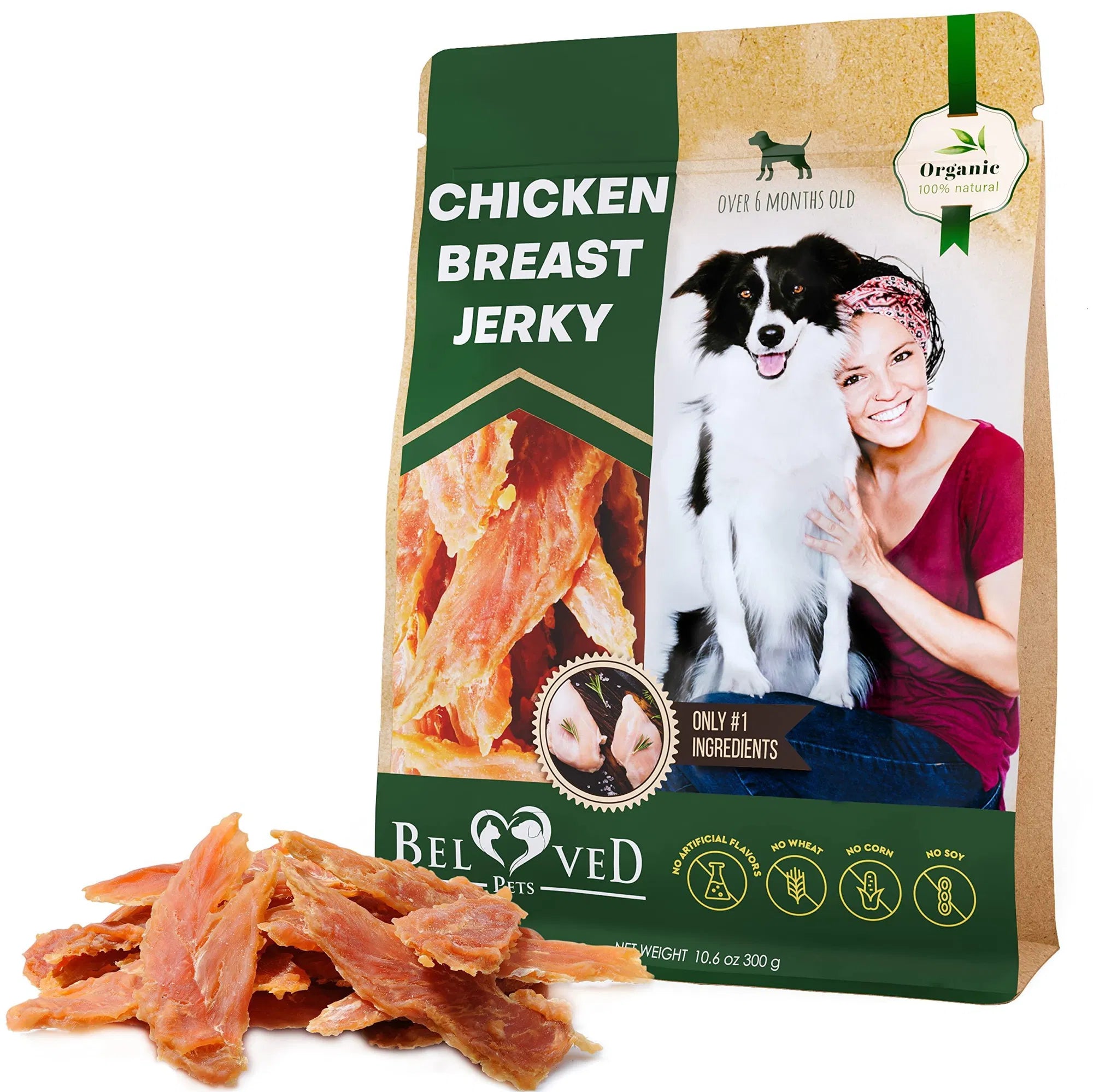 Chicken Jerky Dog Treats - Paw & Planet