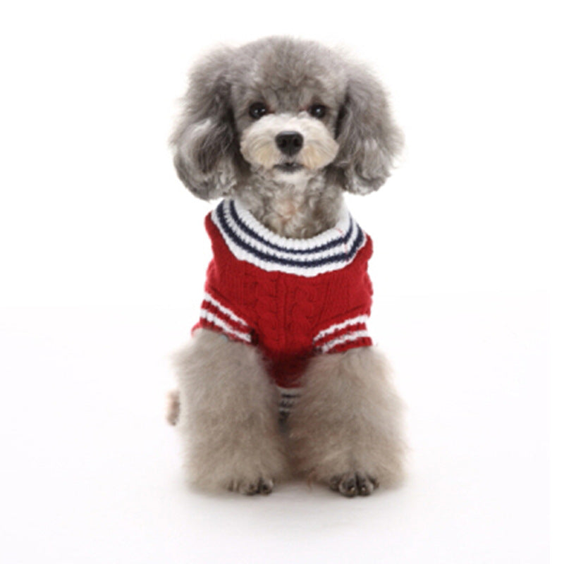 Knitted Pet Sweater for Dogs and Cats