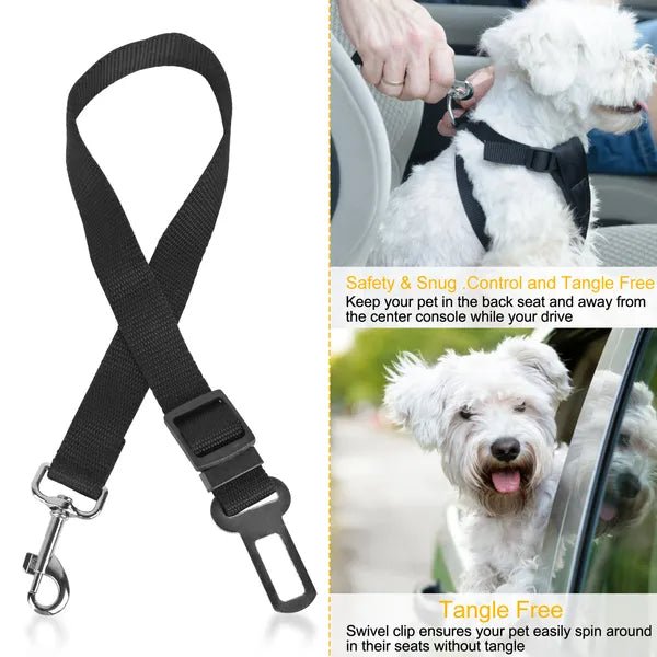 2Pcs Pet Dog Seat Belt Leash - Paw & Planet