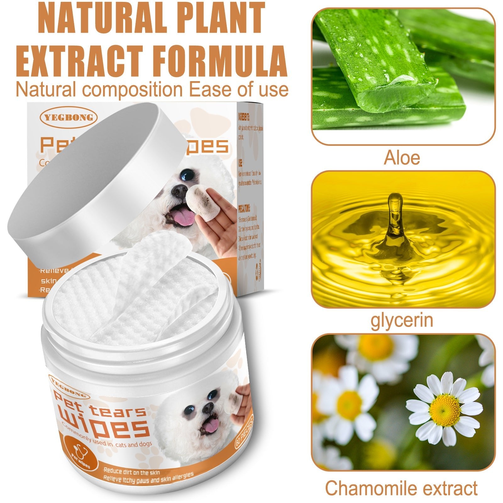 Yegbong Pet Wipes Clean - Paw & Planet