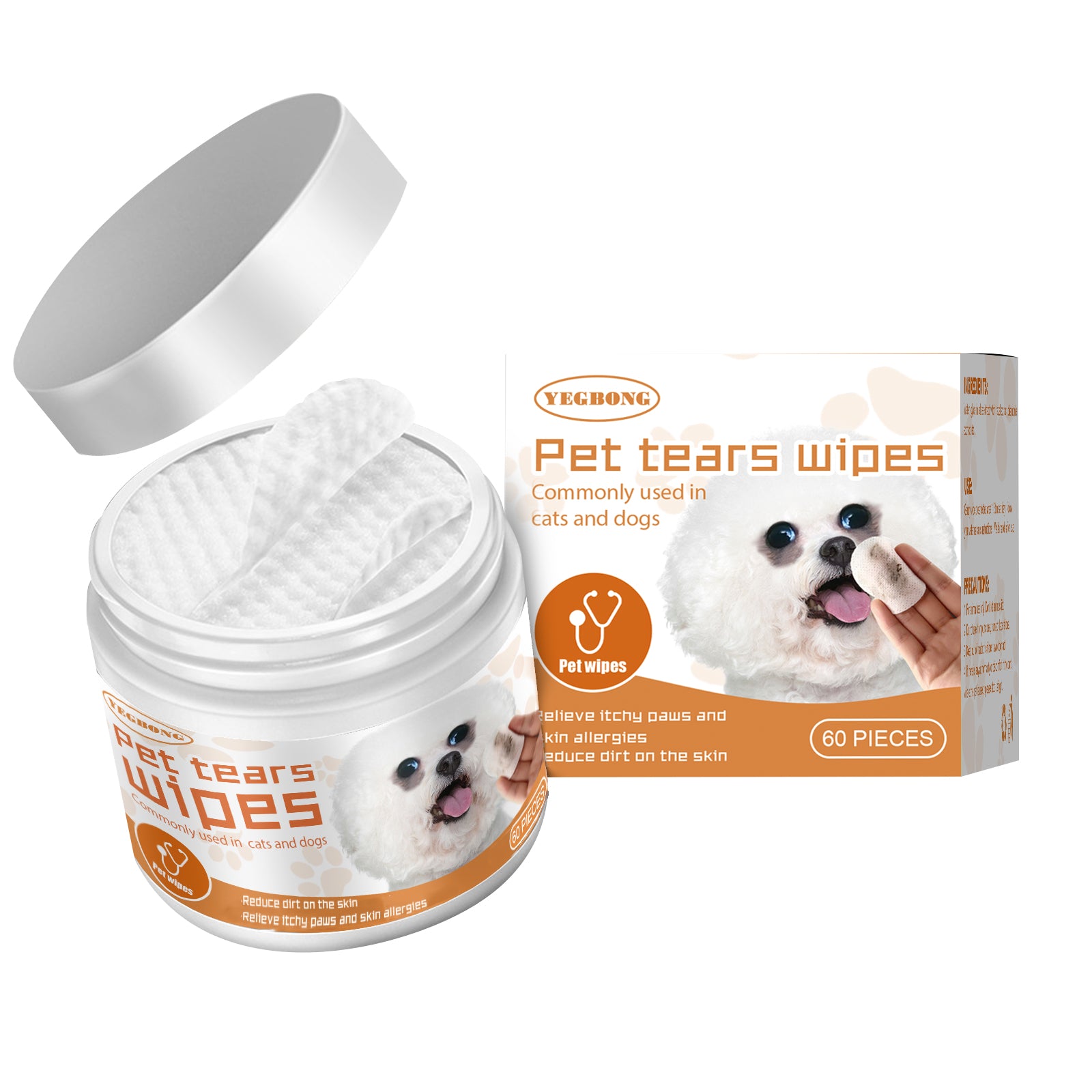 Yegbong Pet Wipes Clean - Paw & Planet