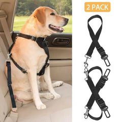 2Pcs Pet Dog Seat Belt Leash - Paw & Planet