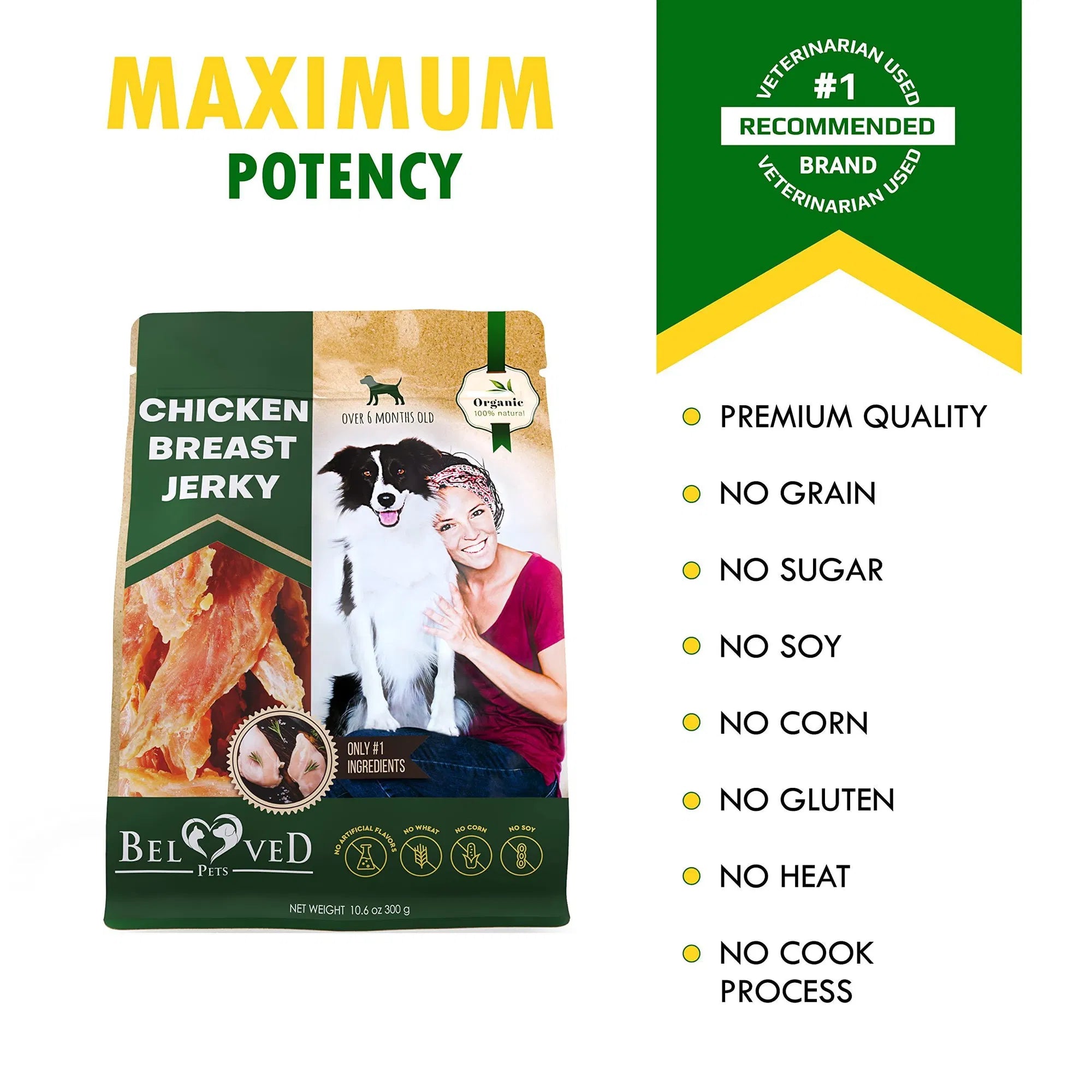 Chicken Jerky Dog Treats - Paw & Planet