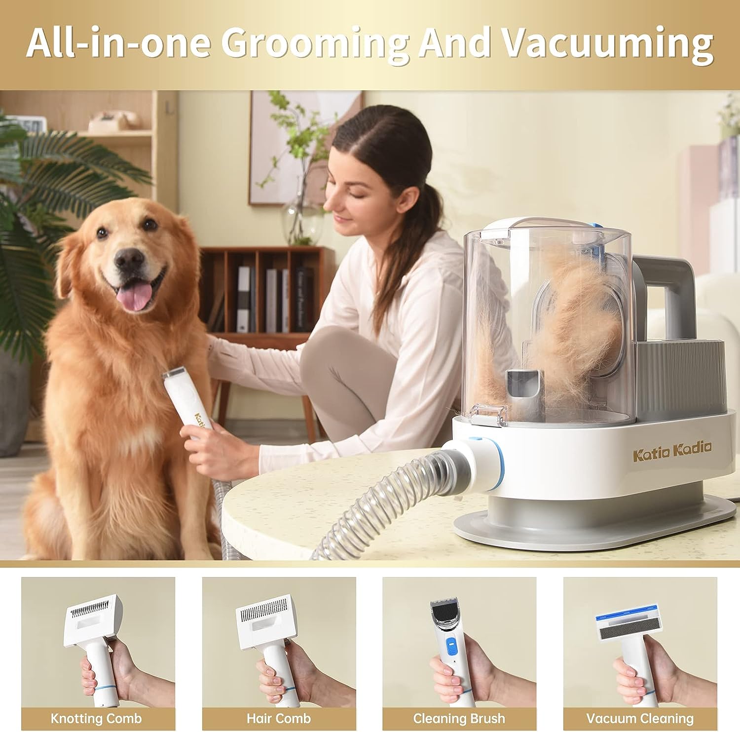 Pet Grooming Kit, 5 In 1 - Paw & Planet