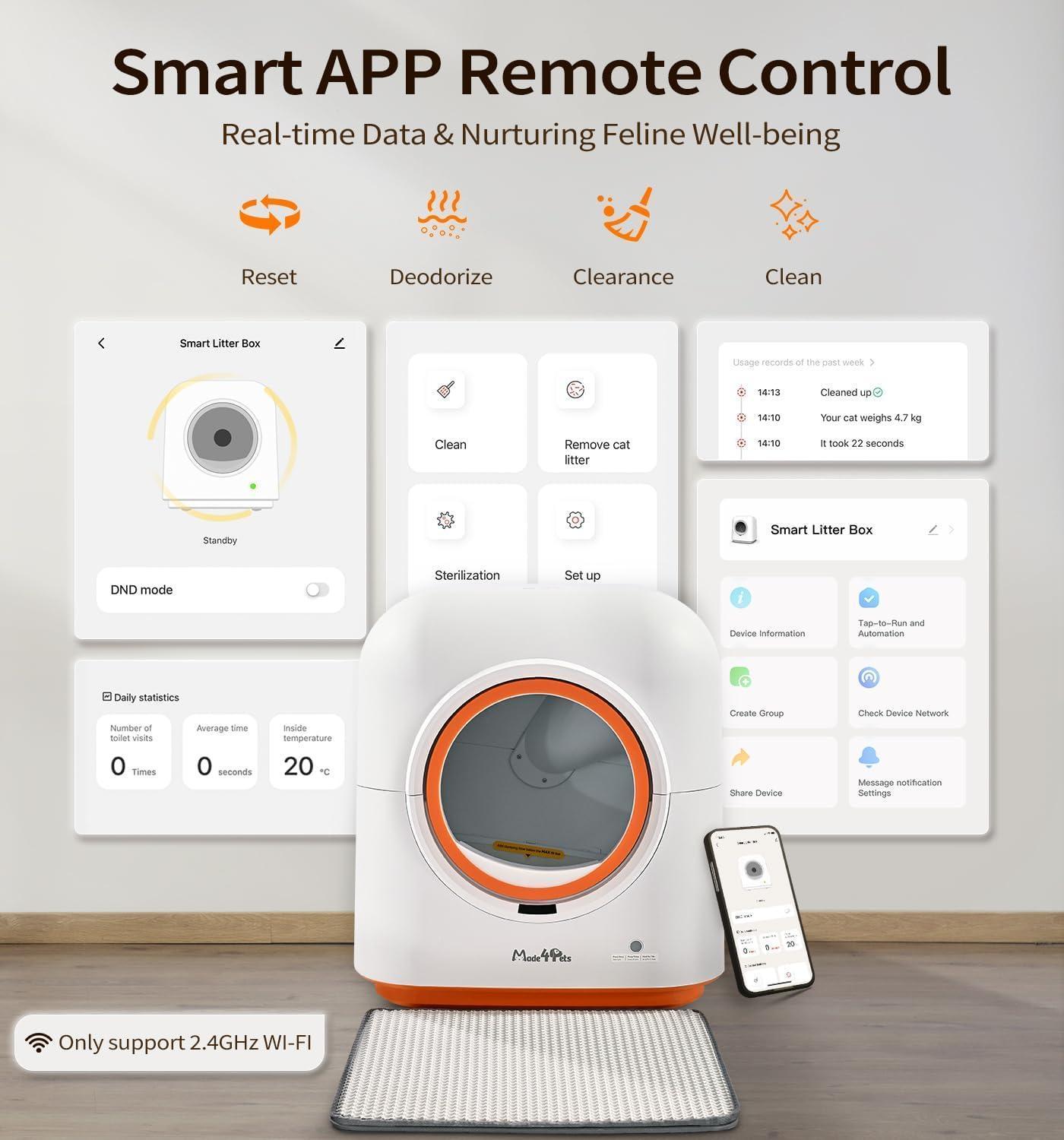 60L Automatic Cat Litter Box - Paw & Planet