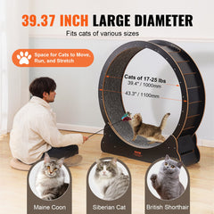 Cat Exercise Wheel 43.3' - Paw & Planet