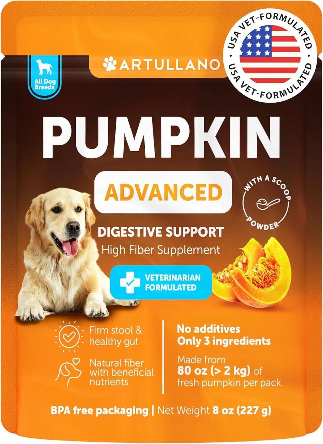 Pumpkin Powder For Dogs - Paw & Planet