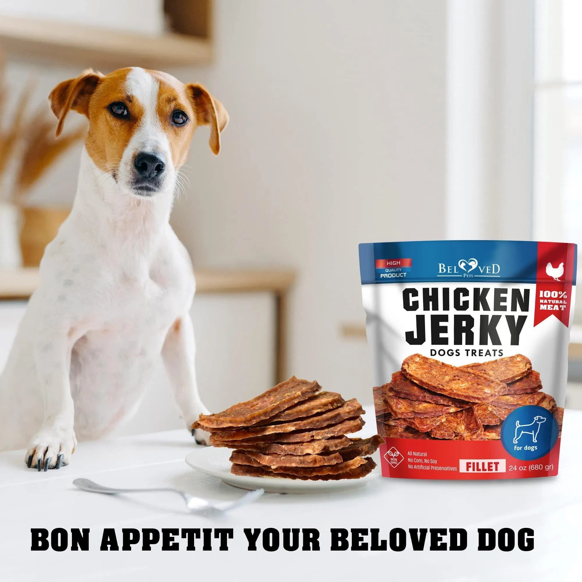 Chicken Jerky Dog Treats - Paw & Planet